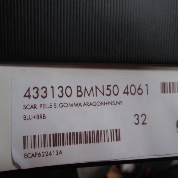 BNB Gucci Junior DARBY Oxford Blue Dress Shoes Sz Euro 32/US 1 - Picture 13 of 13